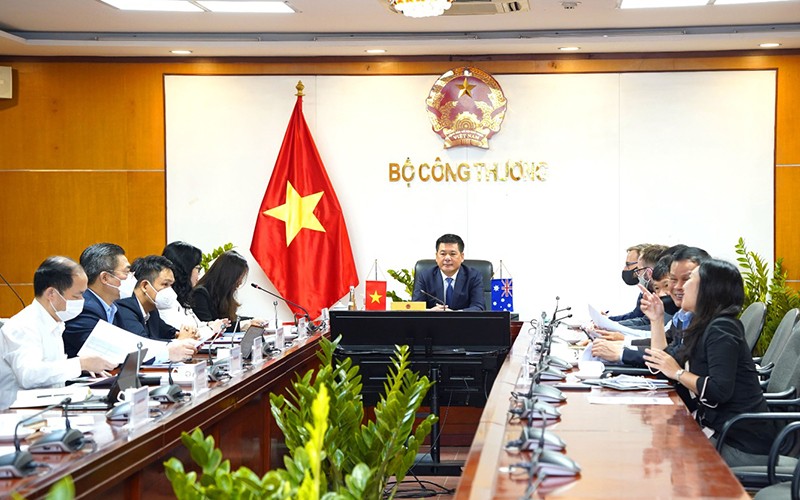 Bộ trưởng Nguyễn Hồng Diên làm việc với Hội đồng Khoáng sản và doanh nghiệp xuất khẩu than của Úc. Ảnh: Bộ Công thương