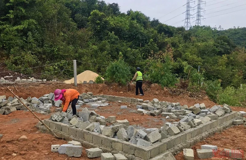 Người dân huyện Quảng Trạch (Quảng Bình) tự nguyện tháo dỡ công trình xây dựng vi phạm, trả lại hiện trạng mặt bằng.