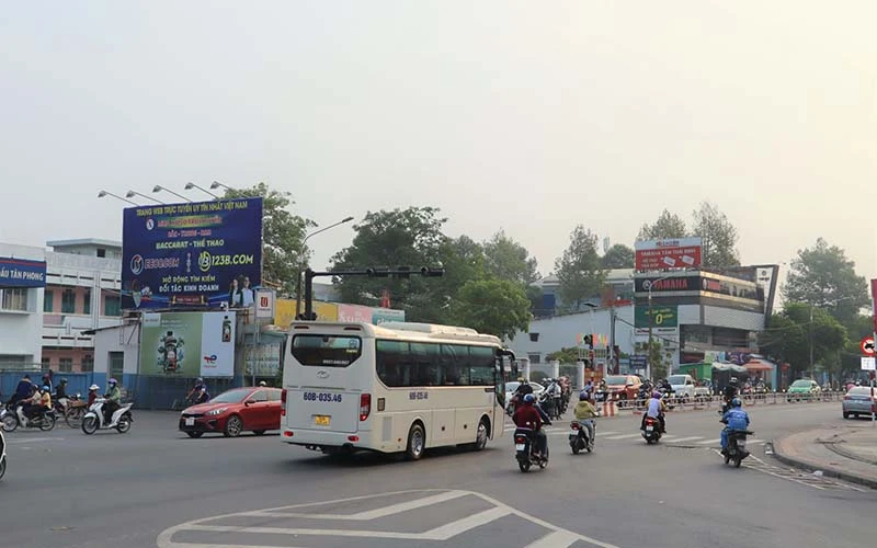 Khu đất dọc đường Nguyễn Ái Quốc tại vị trí vòng xoay Tân Phong, TP Biên Hòa, tỉnh Đồng Nai. 