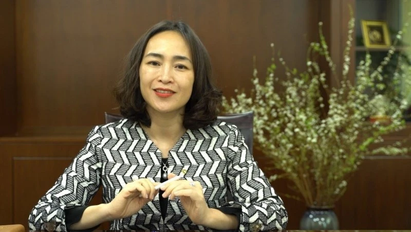 Bà Nguyễn Thị Kim Oanh, Phó Tổng Giám đốc Vietcombank.