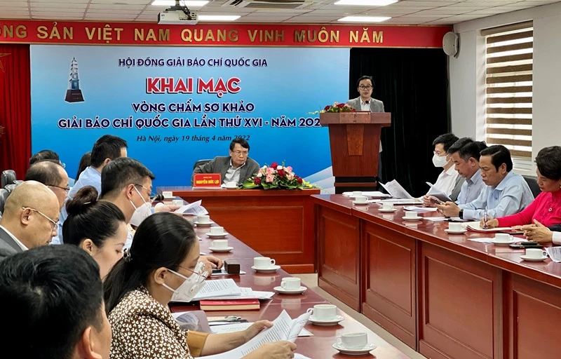 Khai mạc vòng chấm sơ khảo Giải Báo chí quốc gia lần thứ XVI-năm 2021