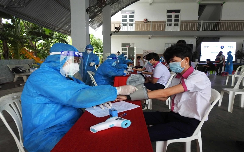 Ninh Thuận đã có 60.769 trẻ em từ 12-17 tuổi đã tiêm mũi 1 vaccine phòng Covid-19.