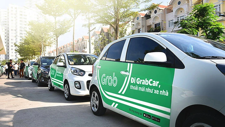 Grab Việt Nam là một doanh nghiệp chiếm thị phần lớn trong lĩnh vực vận tải. 