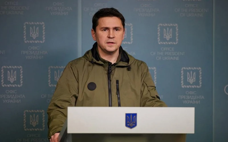 Cố vấn Tổng thống Ukraine, ông Mykhailo Podolyak. (Nguồn: VOV)