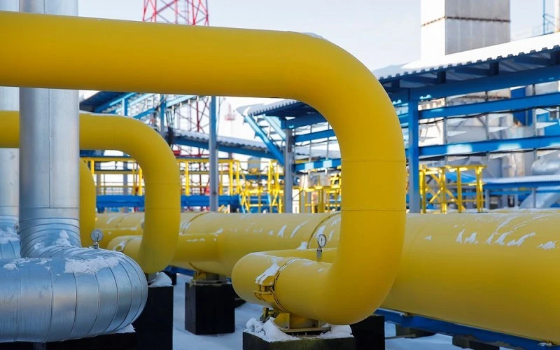 Hệ thống đường ống dẫn khí đốt của Tập đoàn Gazprom, Nga. (Ảnh: Reuters)