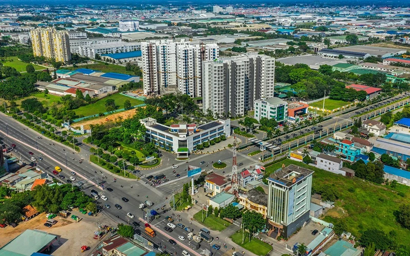 Một góc Khu công nghiệp Việt Nam-Singapore (VSIP1), thành phố Thuận An, tỉnh Bình Dương. (Ảnh: TTXVN)