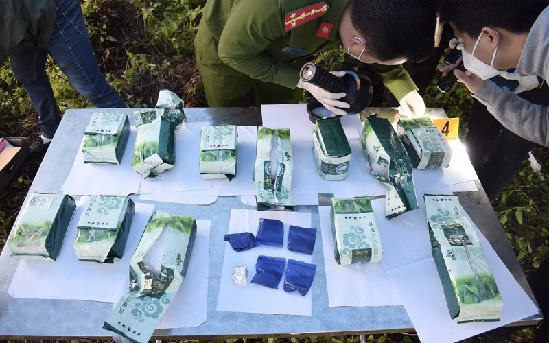 Tang vật vụ án mua bán, vận chuyển ma túy lớn nhất ở Hải Dương từ trước tới nay.