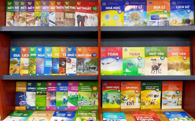 Nhà xuất bản Giáo dục Việt Nam công bố giá sách giáo khoa lớp 3, 7, 10 sử dụng trong năm học 2022-2023. (Ảnh: Nhà xuất bản Giáo dục Việt Nam)