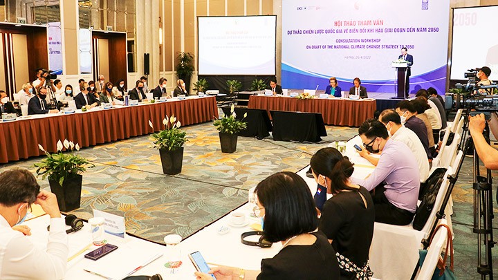 Hội thảo tham vấn dự thảo Chiến lược quốc gia về BĐKH giai đoạn 2050.