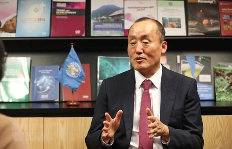 Tiến sĩ Kidong Park, Trưởng Đại diện WHO tại Việt Nam. (Ảnh: TTXVN)
