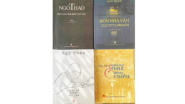 Những cuốn sách của nhà phê bình Ngô Thảo được xuát bản khi ông đã ở tuổi 80.