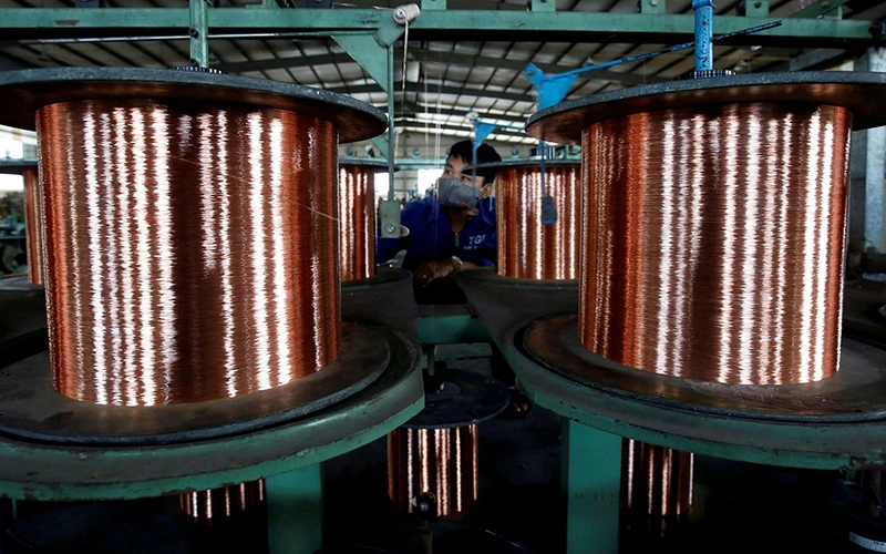 Sản xuất đồng tại Hải Dương. (Ảnh: Reuters)