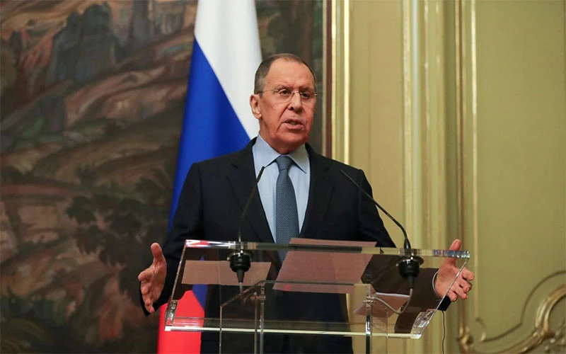 Ngoại trưởng Nga Sergey Lavrov. (Ảnh: Reuters)