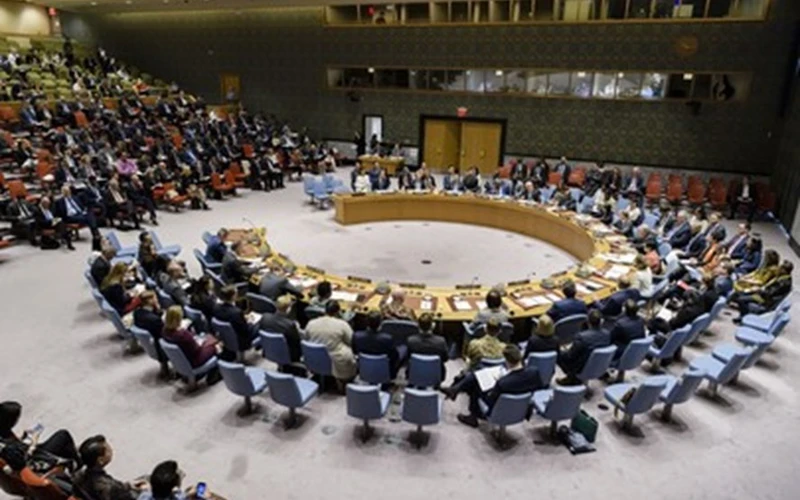 Một phiên họp của Hội đồng Bảo an Liên hợp quốc. (Ảnh: UN)