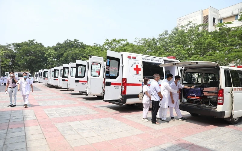 Ngành y tế Hà Nội sẵn sàng phục vụ SEA Games 31. (Ảnh: TTXVN)