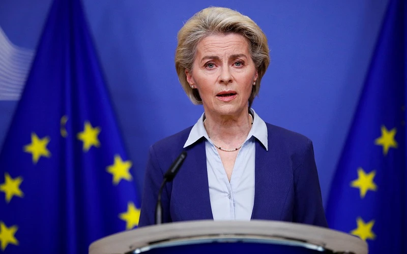 Chủ tịch Ủy ban châu Âu (EC) Ursula von der Leyen. (Ảnh: Reuters)