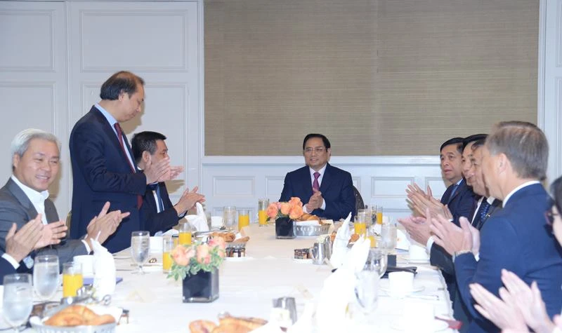 Thủ tướng gặp gỡ một số doanh nghiệp Việt kiều, tập đoàn và trường đại học của Hoa Kỳ
