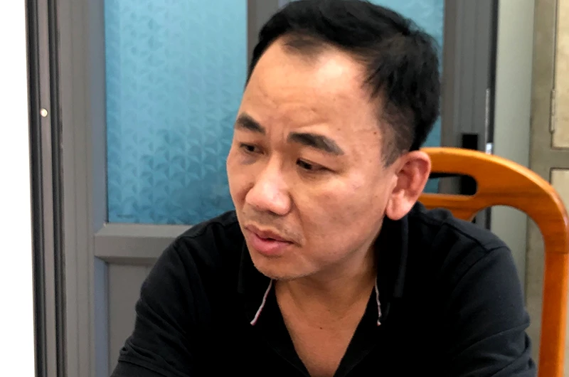 Bị can Phạm Văn Nam tại cơ quan Cảnh sát điều tra Công an Bình Thuận.