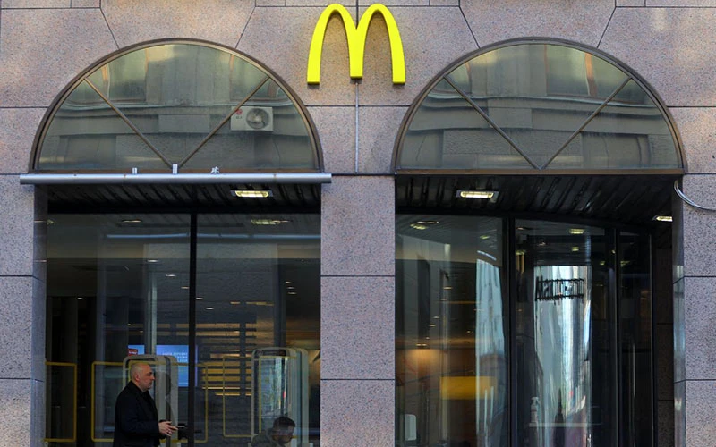 Một cửa hàng McDonald's tại Moscow, Nga, ngày 9/3. (Ảnh: Reuters)