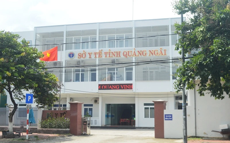 Trụ sở Sở Y tế tỉnh Quảng Ngãi. 