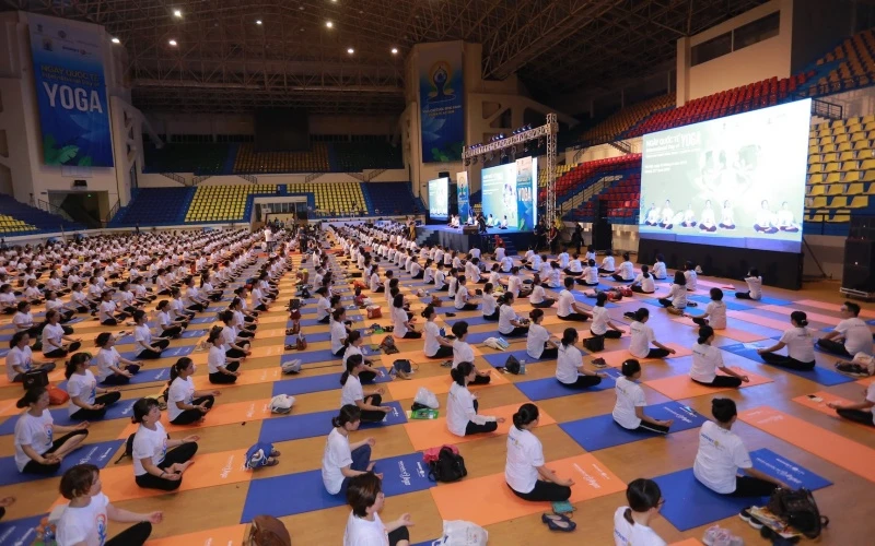 Hơn 1.500 người tham gia “Lễ hội Yoga quốc tế - Đà Nẵng 2022”. (Ảnh minh họa)