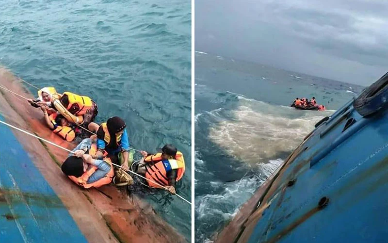 Một vụ chìm phà ở Indonesia năm 2018. (Ảnh minh họa: REUTERS)