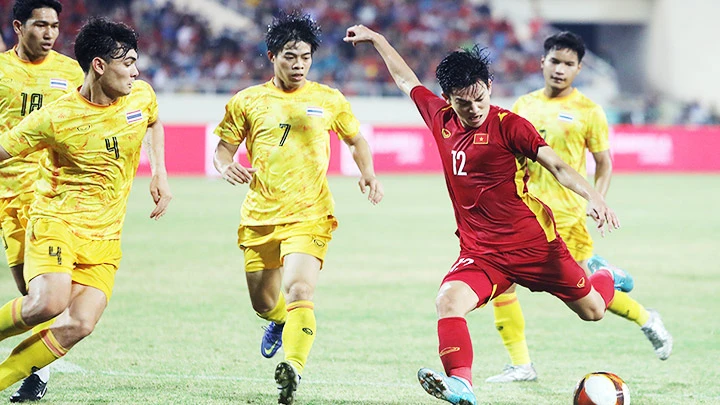 U23 Việt Nam sẽ chung bảng với Thailand tại VCK U23 châu Á 2022. Ảnh: LÊ MINH