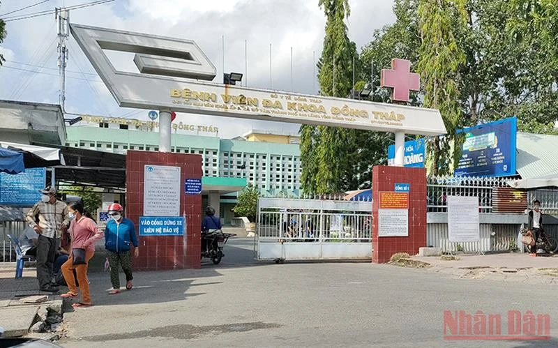 Bệnh viện Đa khoa Đồng Tháp, nơi N.T.T.O làm việc.