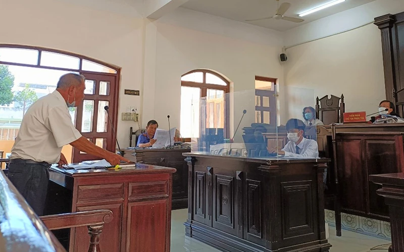 Bị cáo Ngô Anh Tuấn tại phiên xét xử.