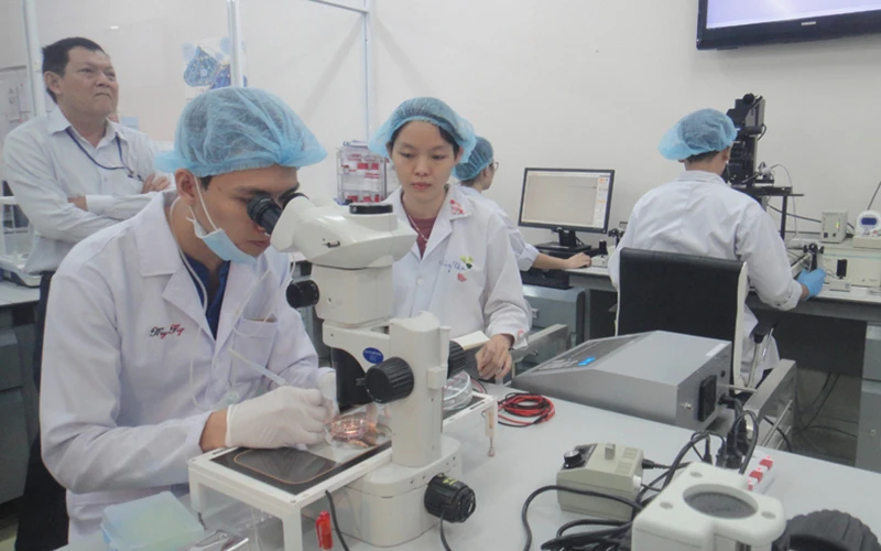 Nghiên cứu khoa học tại Trường đại học Quốc tế Thành phố Hồ Chí Minh thuộc Đại học Quốc gia Thành phố Hồ Chí Minh.