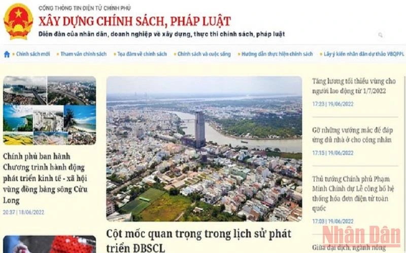 Giao diện Chuyên trang.