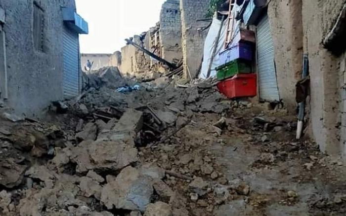 Khung cảnh tại hiện trường vụ động đất ở Afghanistan ngày 22/6. (Ảnh: CNN)