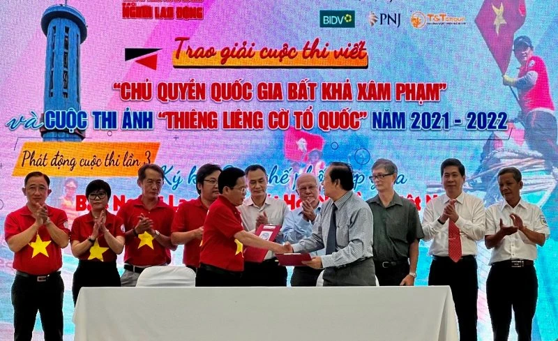 Báo Người Lao Động và Hội Nghề cá Việt Nam ký kết quy chế phối hợp.