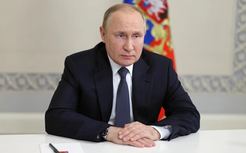 Tổng thống Nga V.Putin. (Ảnh: TASS)