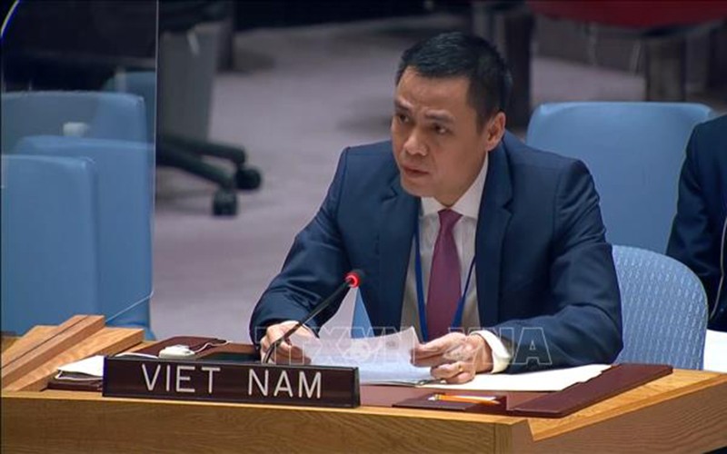 Đại sứ Đặng Hoàng Giang, Trưởng Phái đoàn thường trực Việt Nam tại Liên hợp quốc. (Ảnh tư liệu: TTXVN)