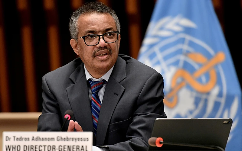 Tổng Giám đốc WHO Tedros Adhanom Ghebreyesus. (Ảnh: Reuters)