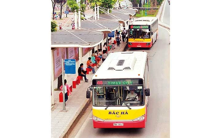 Công ty TNHH Bắc Hà đã có công văn gửi Sở Giao thông vận tải Hà Nội xin ngừng hoạt động sau gần 10 năm vận hành năm tuyến xe buýt mang số hiệu 41, 42, 43, 44 và 45. (Ảnh: VŨ KHOA)