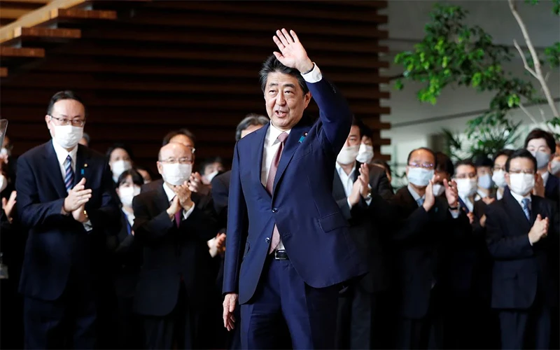 Ông Abe tại thủ đô Tokyo, ngày 16/9/2020. (Ảnh: Reuters)