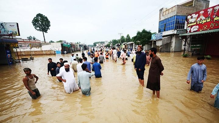 Một phần ba diện tích Pakistan bị ảnh hưởng bởi lũ lụt.