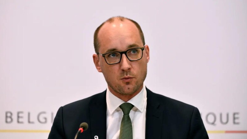 Bộ trưởng Tư pháp Bỉ Vincent Van Quickenborne. (Ảnh: Reuters) 