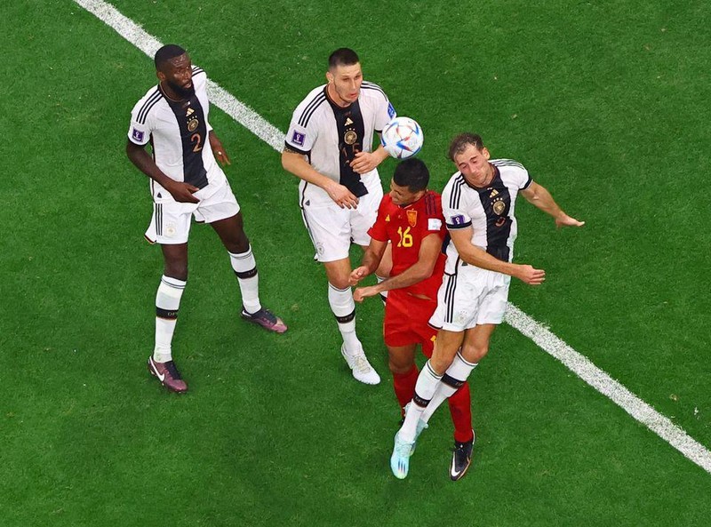 Đức và Tây Ban Nha cầm chân nhau trong trận hòa 1-1 kịch tính. (Ảnh: Reuters)