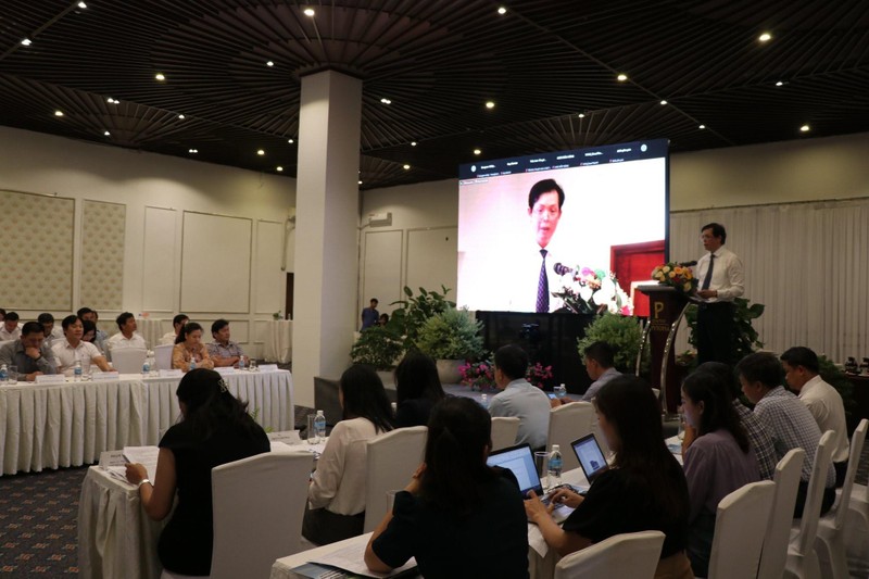 Quang cảnh Hội nghị hợp tác quốc tế phát huy giá trị di sản Công viên địa chất toàn cầu và du lịch bền vững tỉnh Phú Yên.