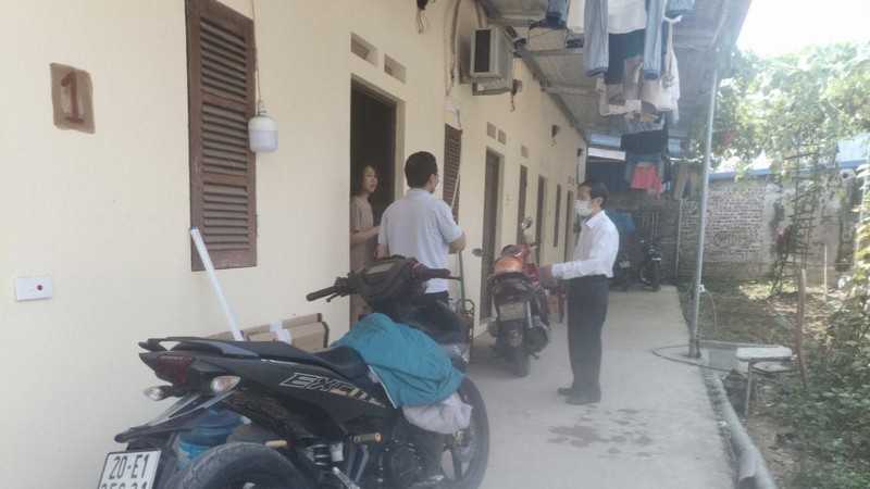 Công nhân thuê nhà trọ của gia đình ông Dương Thế Mai ở tổ 6, phường Tích Lương, thành phố Thái Nguyên.