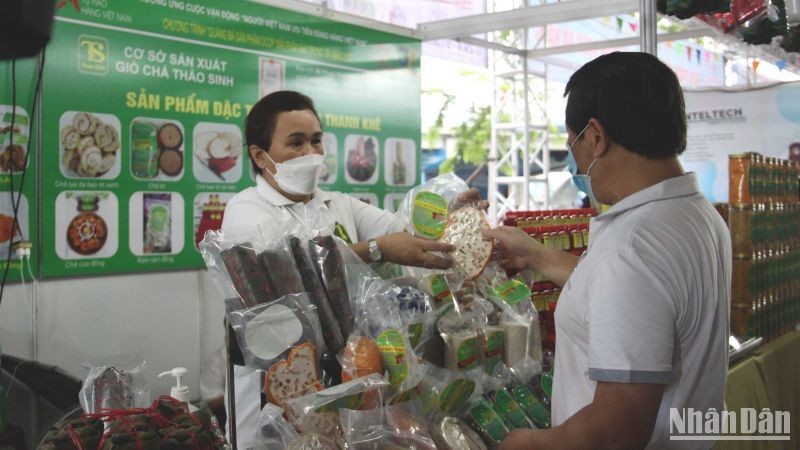 Cơ sở sản xuất kinh doanh Thảo Sinh có hai sản phẩm được chứng nhận OCOP 3 sao.