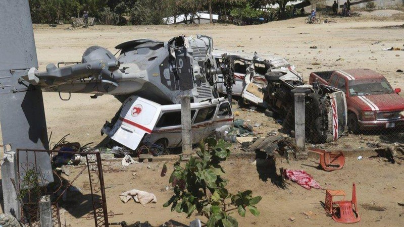 Rơi trực thăng quân sự tại Mexico, 14 người thiệt mạng