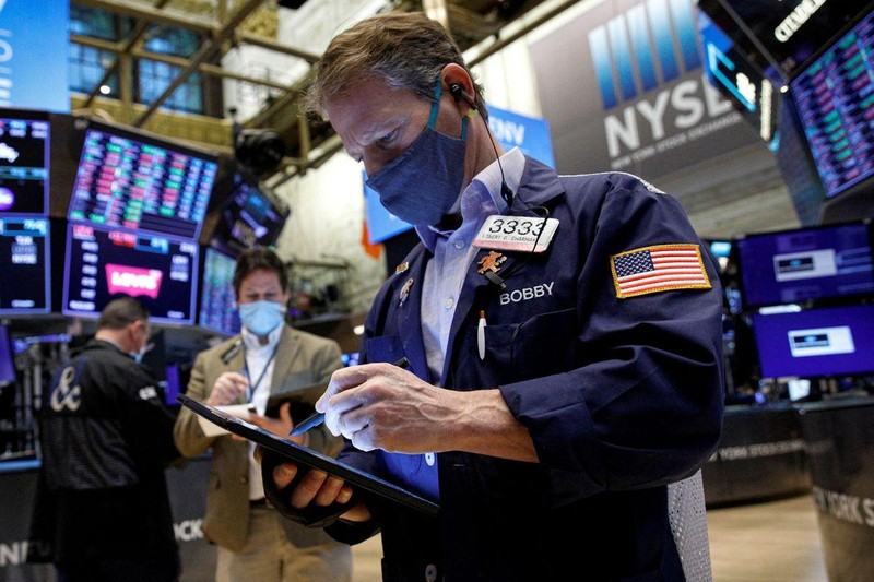 Sàn giao dịch chứng khoán New York (NYSE) tại Mỹ, ngày 10/1/2022. (Ảnh: Reuters)