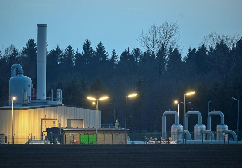 Ảnh minh họa: Một trạm nén khí của Công ty khí đốt ONTRAS Gastransport ở Sayda, Đức, ngày 12/4/2022. (Nguồn: REUTERS)
