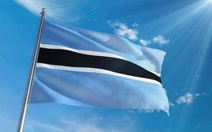 Quốc kỳ nước Cộng hòa Botswana. (Nguồn: Báo Điện tử Chính phủ)