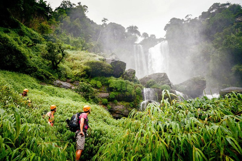 Phát triển du lịch xanh gắn với bảo tồn rừng nằm trong Chiến lược tăng trưởng xanh quốc gia đến năm 2030 của Lào. (Ảnh: Laos Tourism)