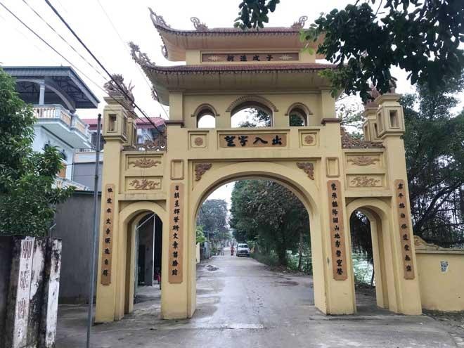 Vẻ đẹp làng Chùa, xã Sơn Công, Hà Nội. Ảnh: Quang Thiều
